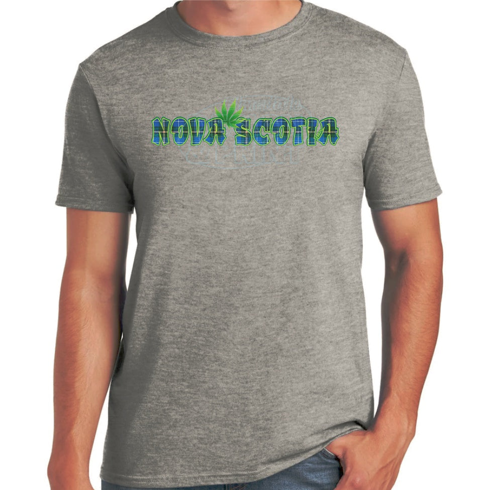 Nova Scotia Tartan Leaf: Tee Shirts