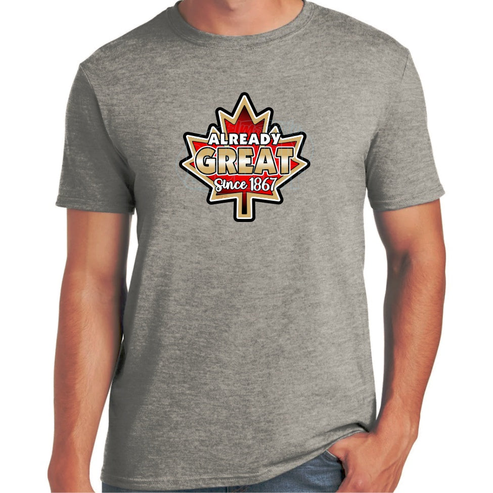 Already Great: Tee Shirts - Heather Grey / S