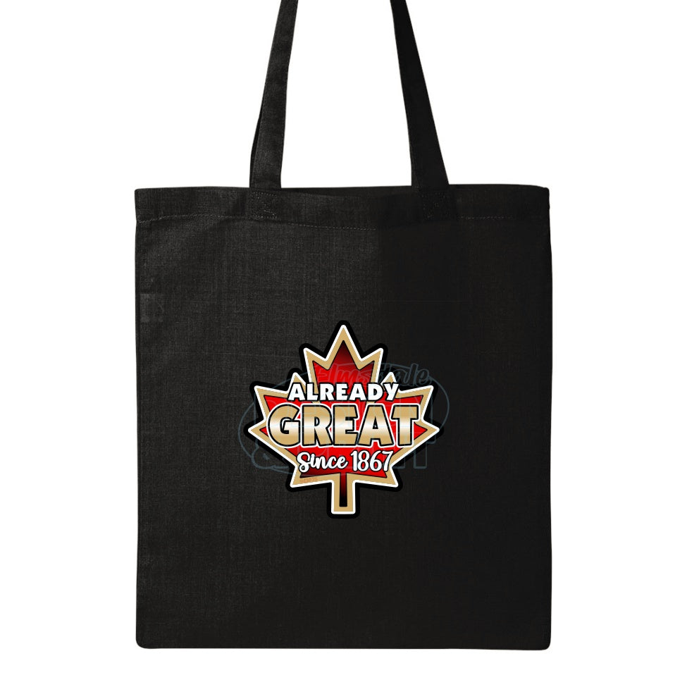 Already Great: Tote Bags - Black
