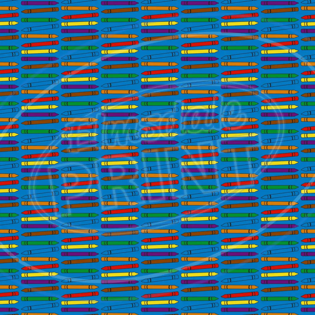 Back To School 002 Printed Pattern Vinyl