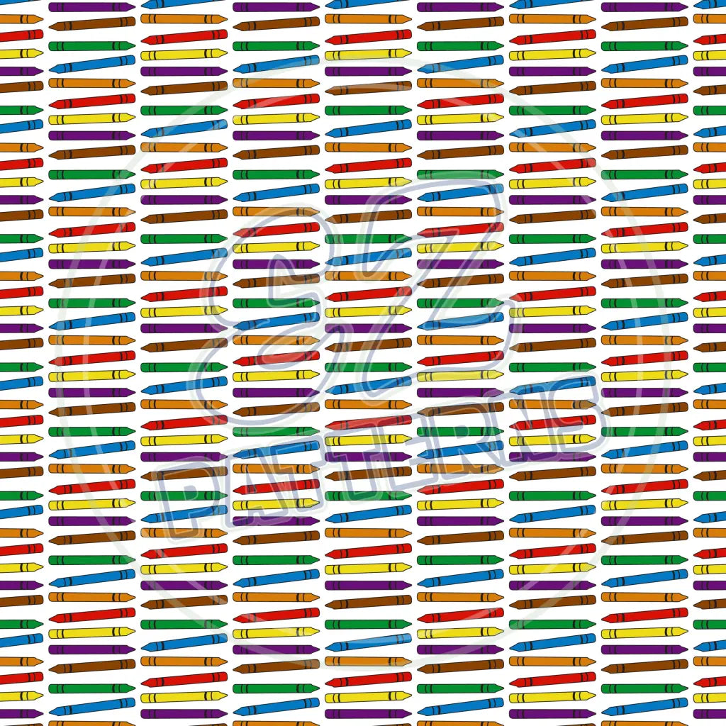 Back To School 003 Printed Pattern Vinyl