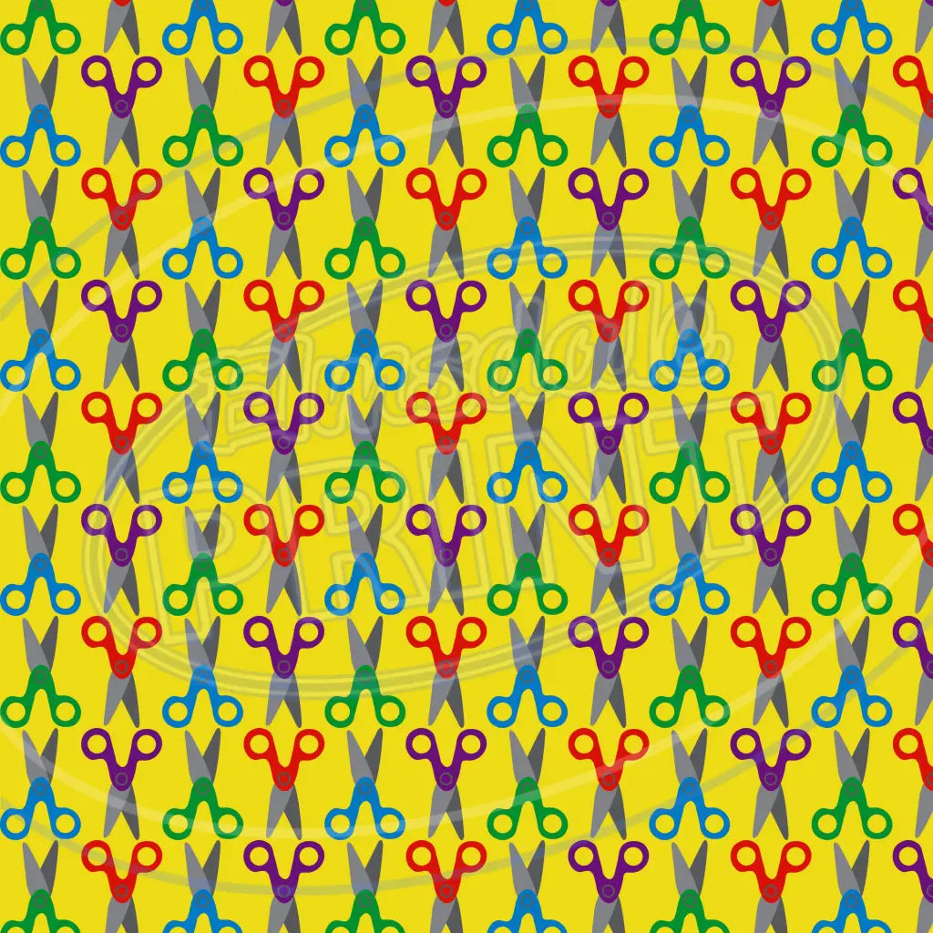 Back To School 004 Printed Pattern Vinyl