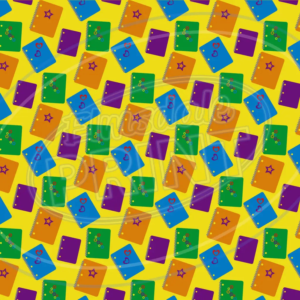 Back To School 006 Printed Pattern Vinyl