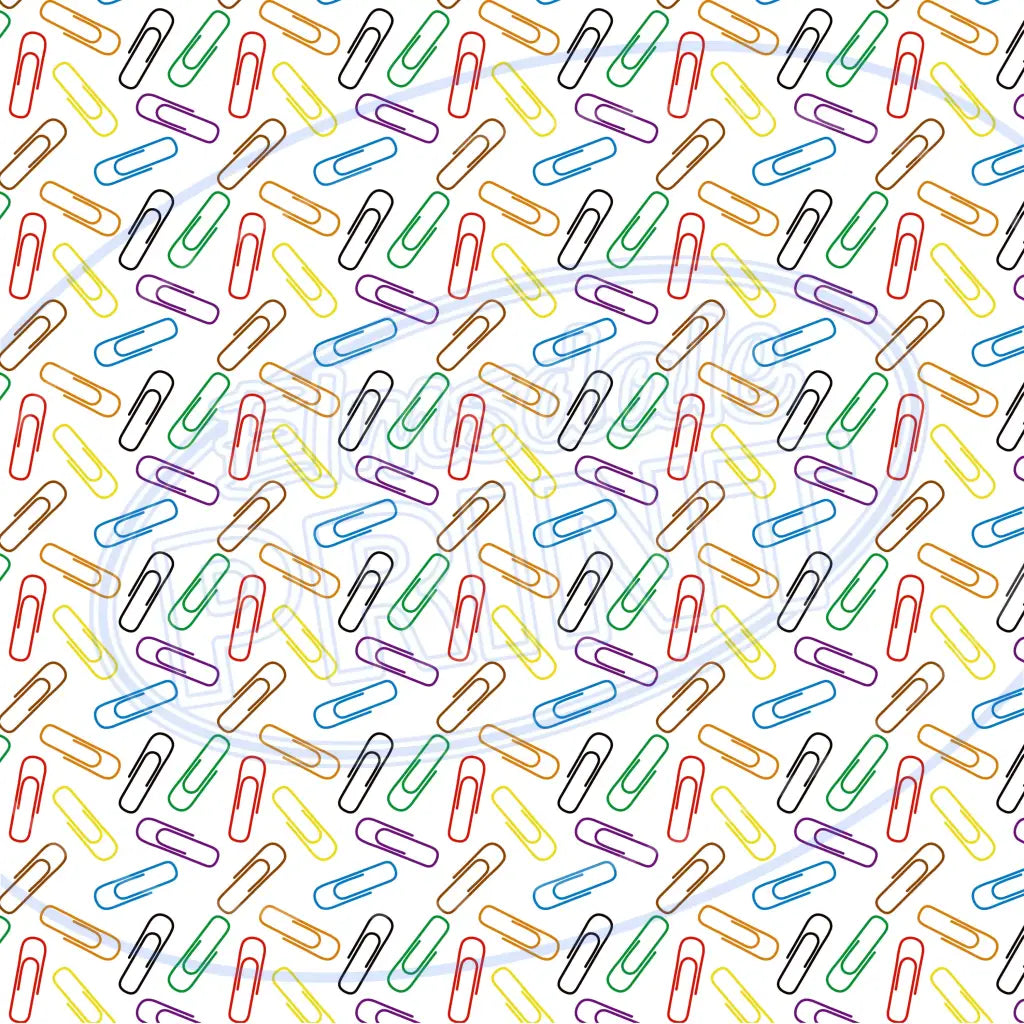 Back To School 007 Printed Pattern Vinyl