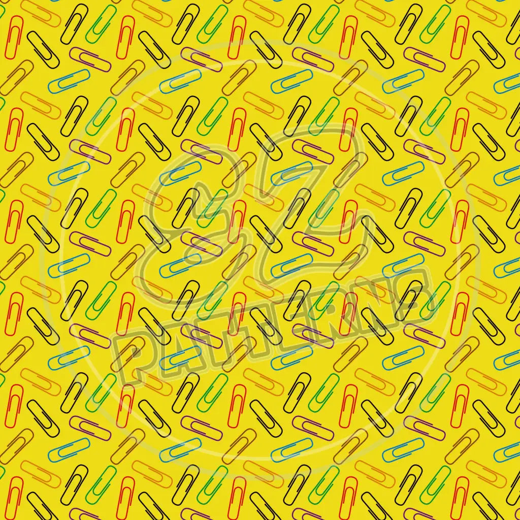 Back To School 008 Printed Pattern Vinyl