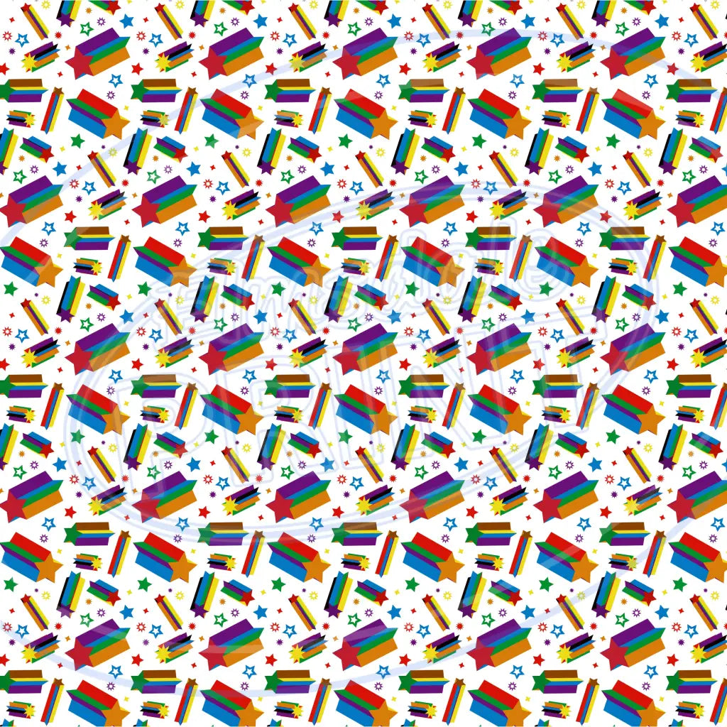 Back To School 011 Printed Pattern Vinyl