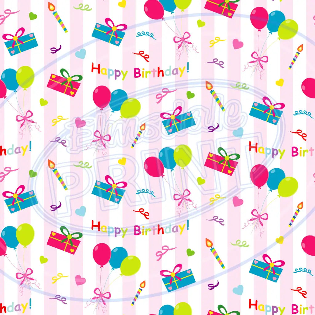 Birthday Paper 016 Printed Pattern Vinyl