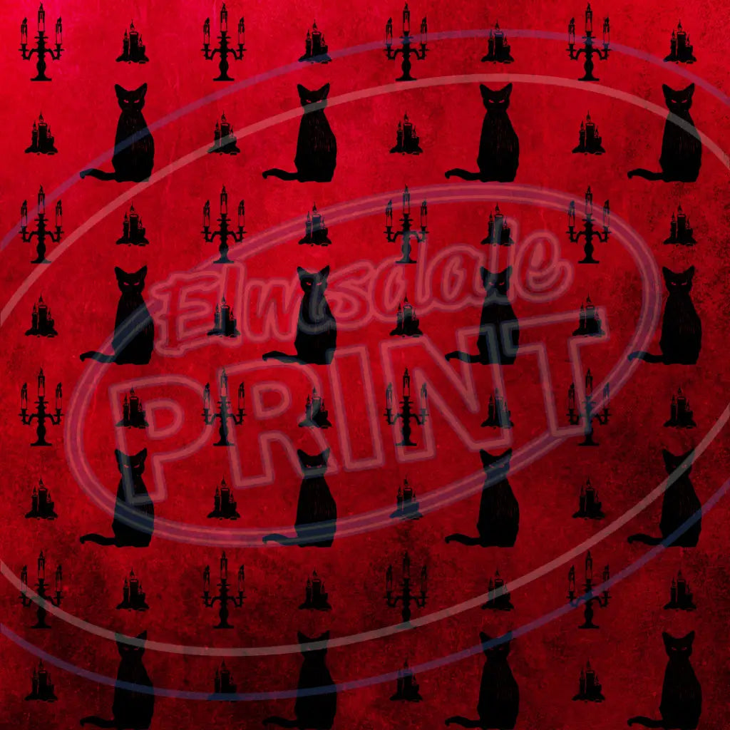 Blood Red 006 Printed Pattern Vinyl