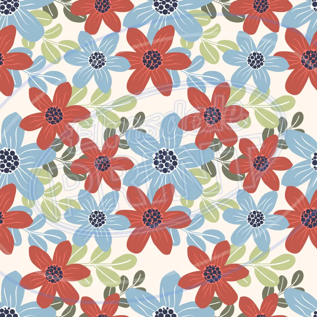 Boho Bloom 001 Printed Pattern Vinyl