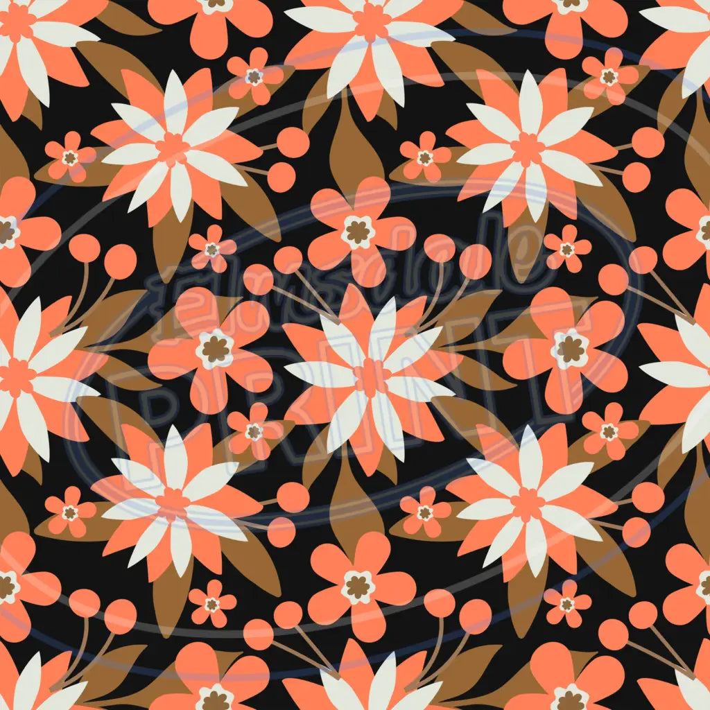 Boho Bloom 006 Printed Pattern Vinyl