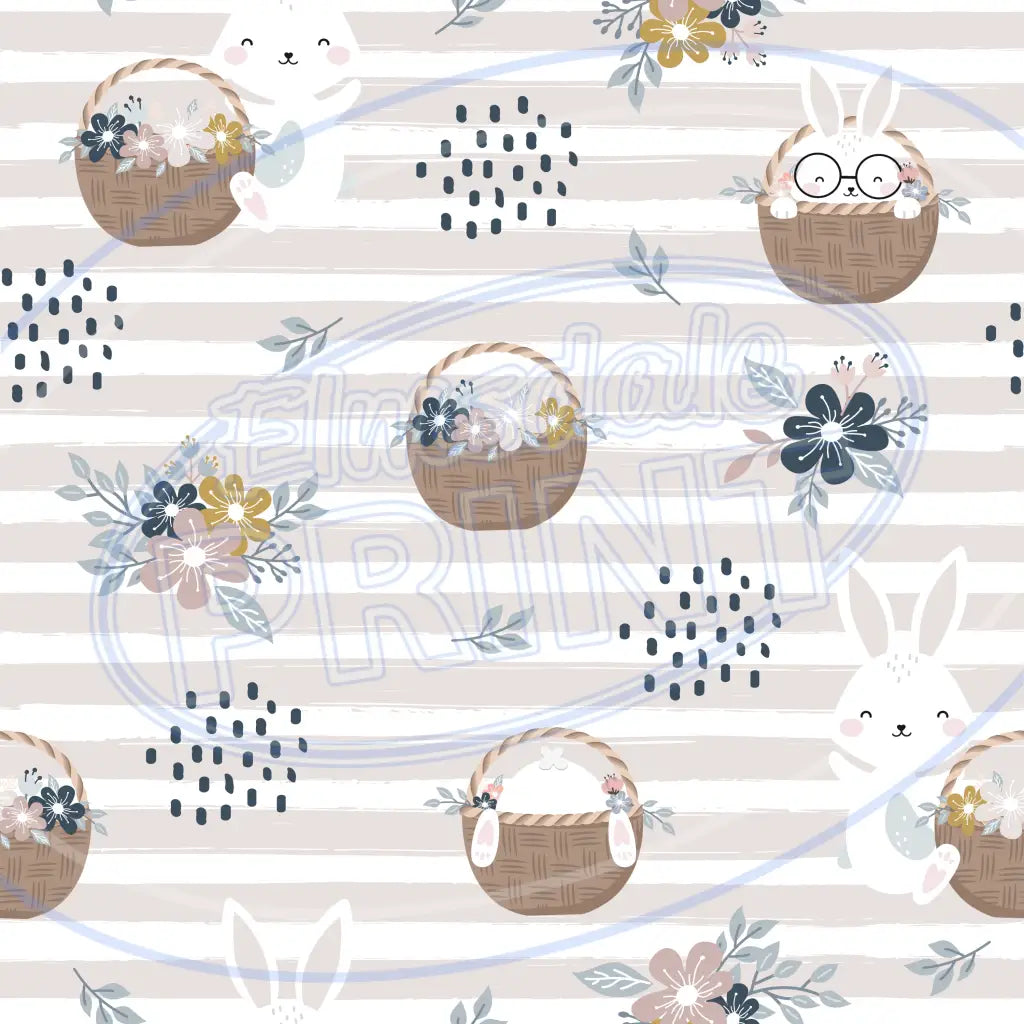 Boho Bunny 010 Printed Pattern Vinyl