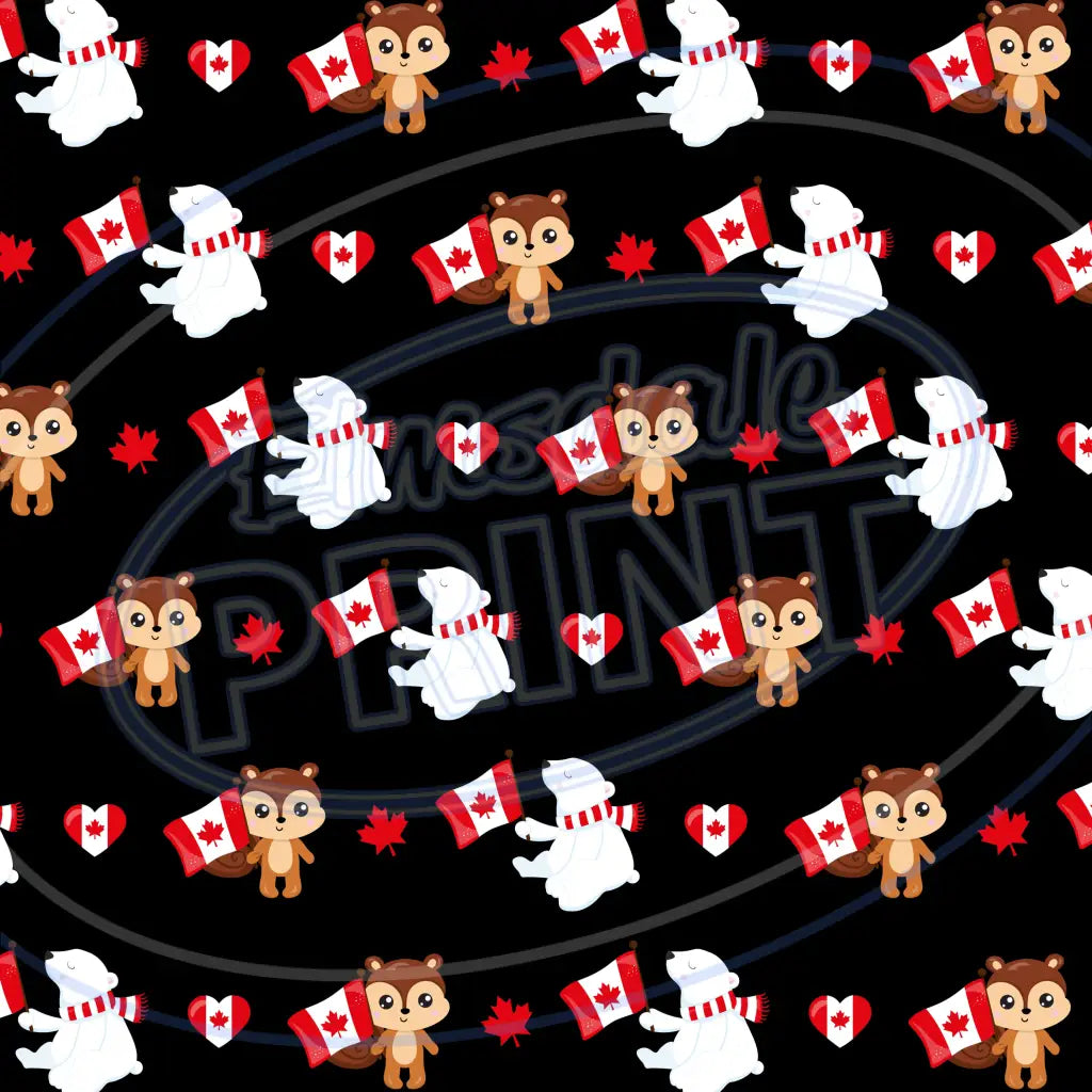 Canada Cuties 002 Printed Pattern Vinyl