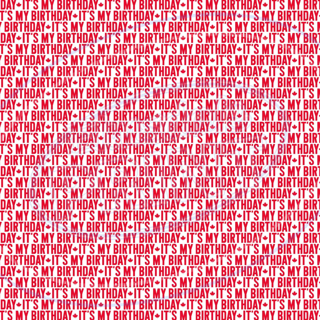 Canada Party 011 Printed Pattern Vinyl