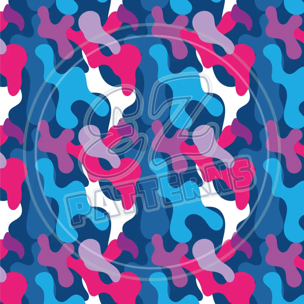 Army Wife Camo 001 Printed Pattern Vinyl