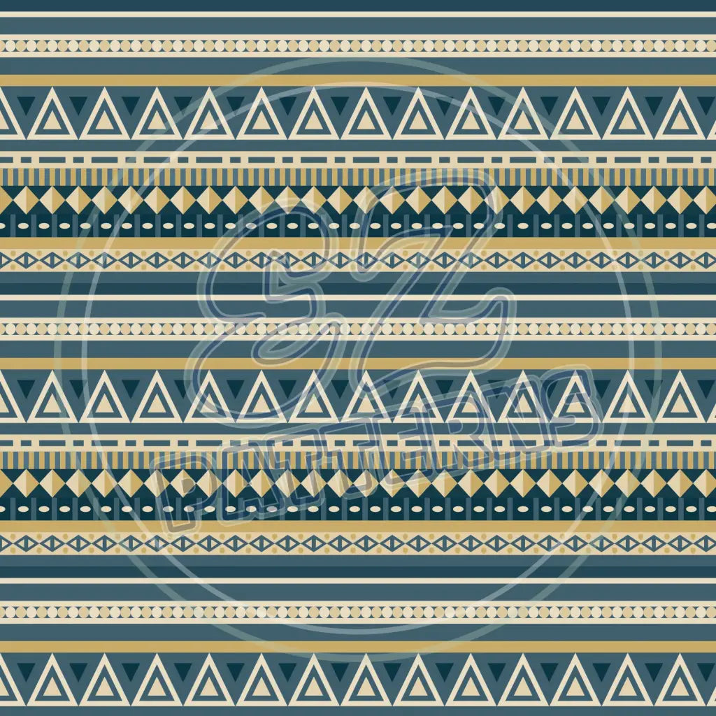 Cobalt Tan 003 Printed Pattern Vinyl
