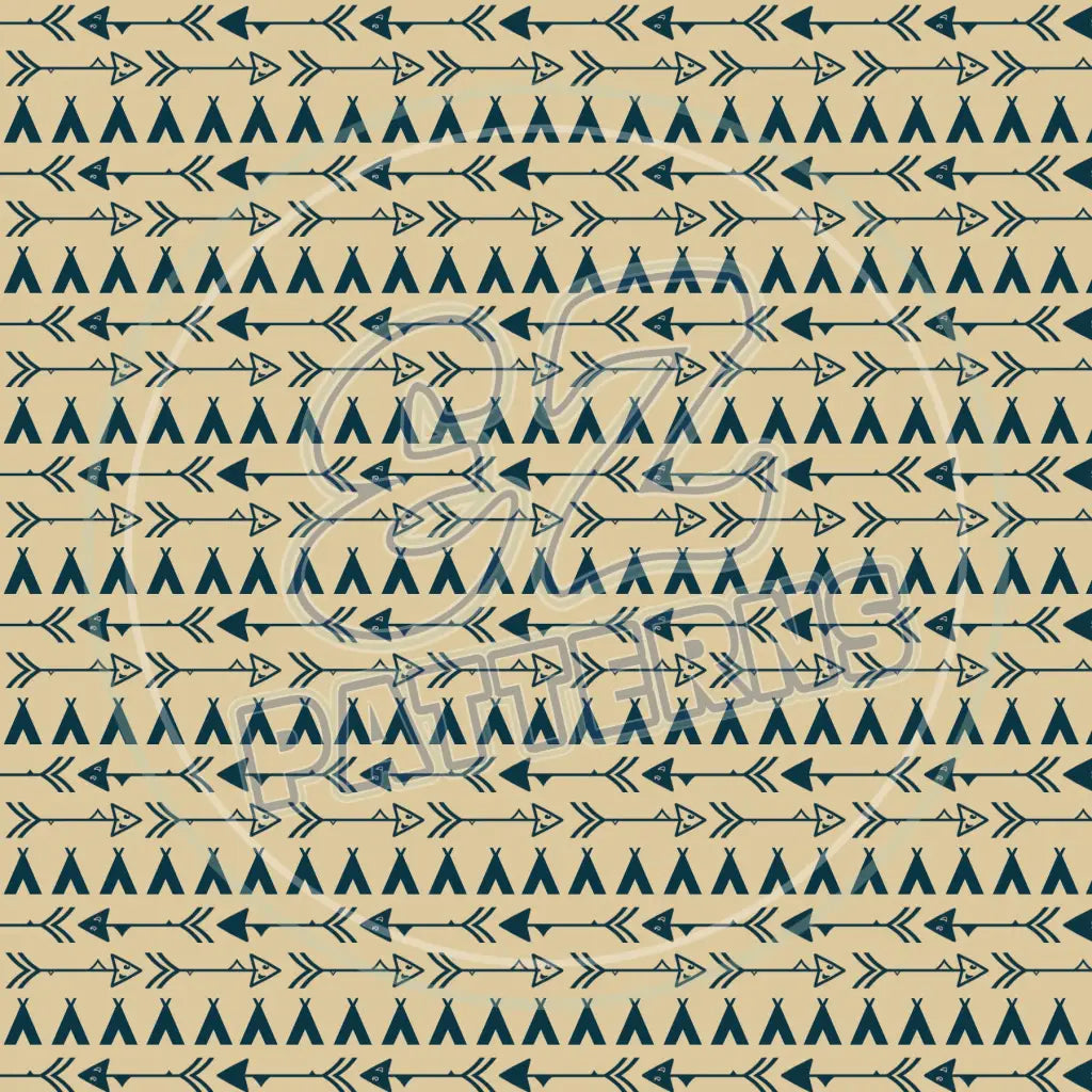 Cobalt Tan 006 Printed Pattern Vinyl