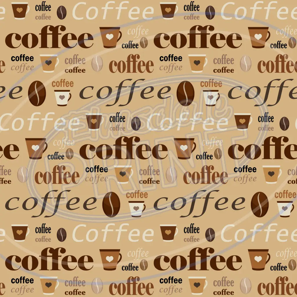 Coffee Shop 014 Printed Pattern Vinyl