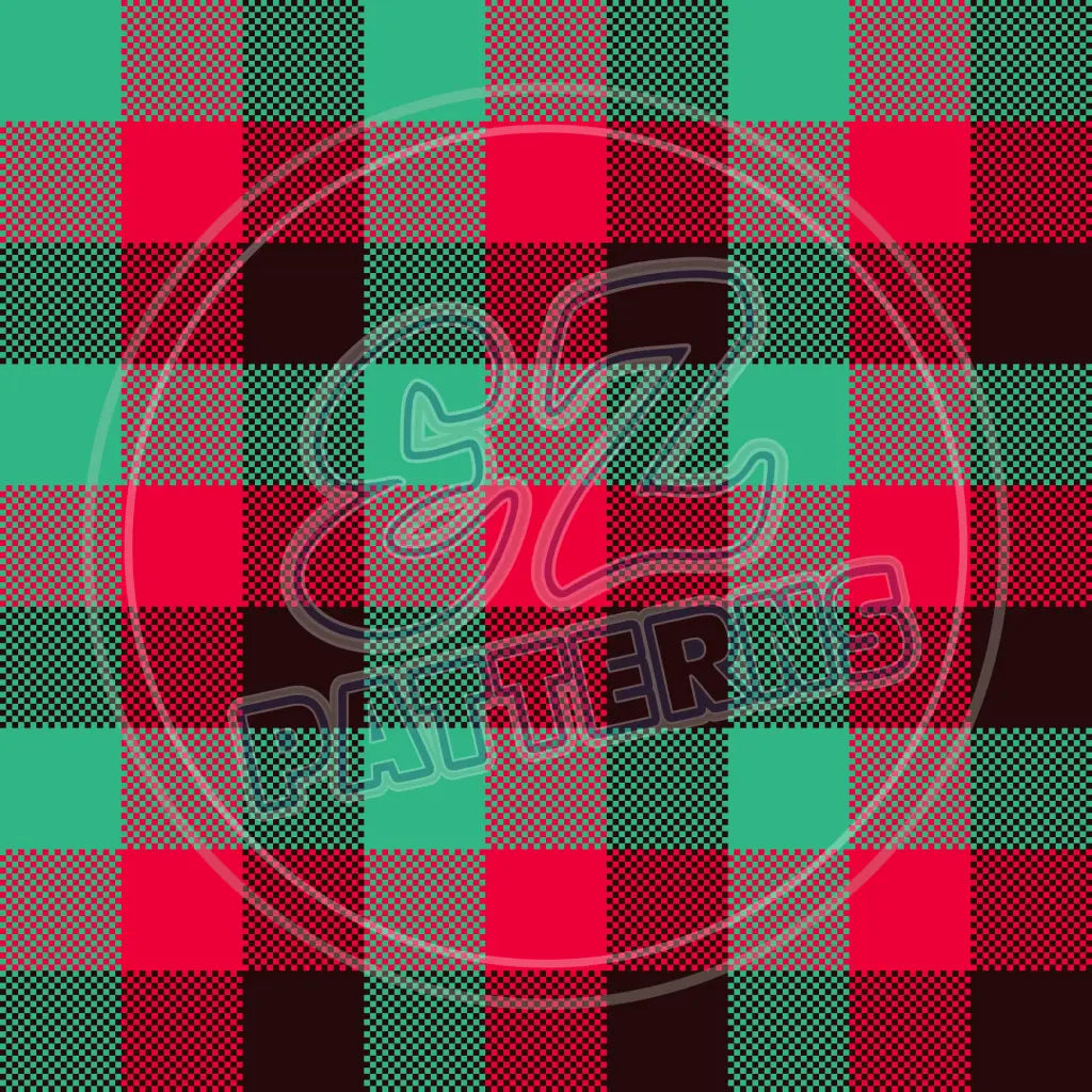 Cozy Plaid 004 Printed Pattern Vinyl