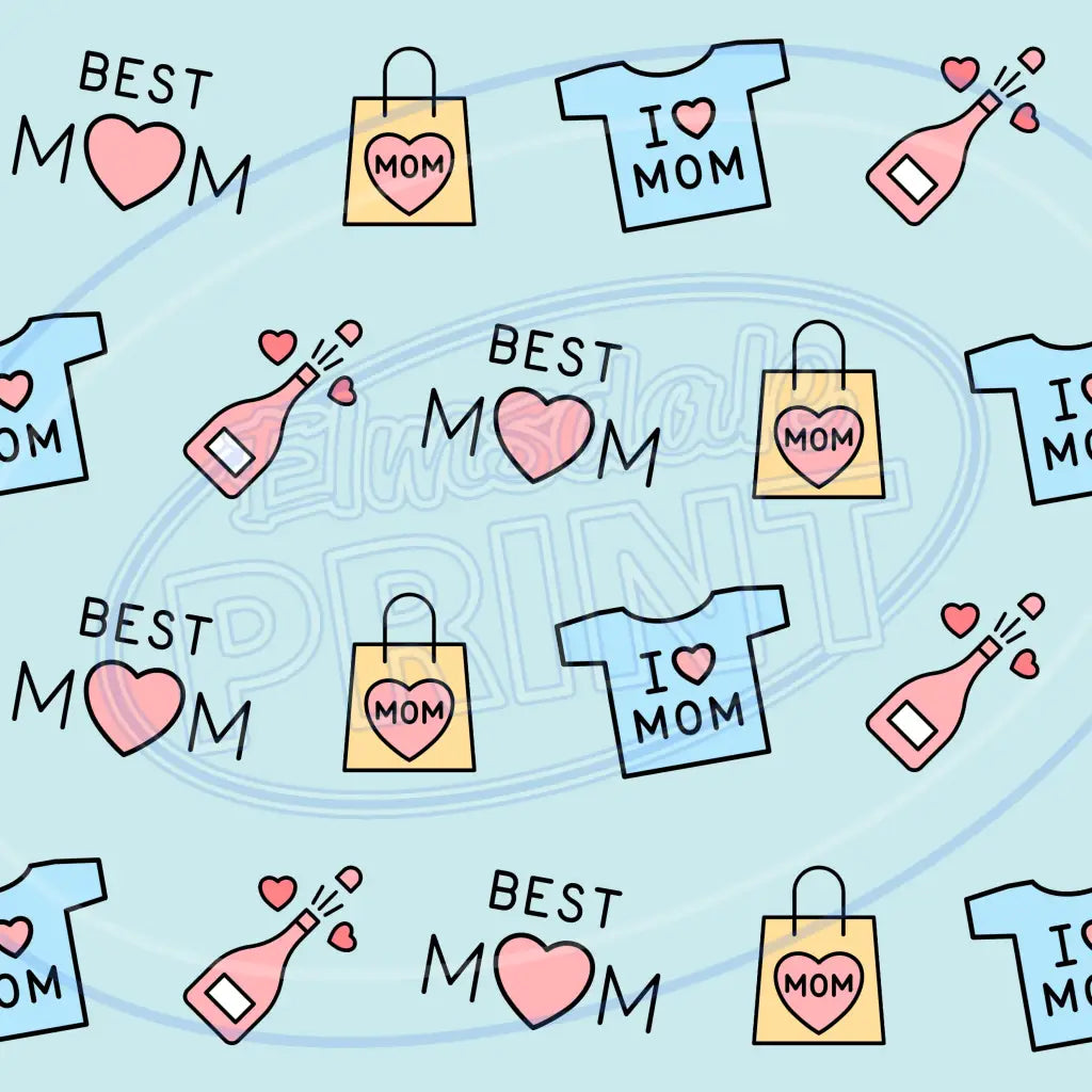 Doodle Mom 003 Printed Pattern Vinyl