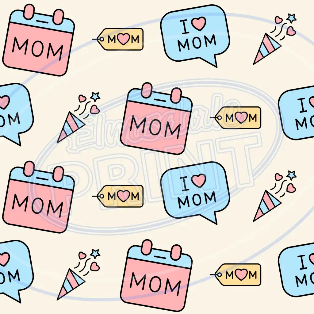 Doodle Mom 005 Printed Pattern Vinyl