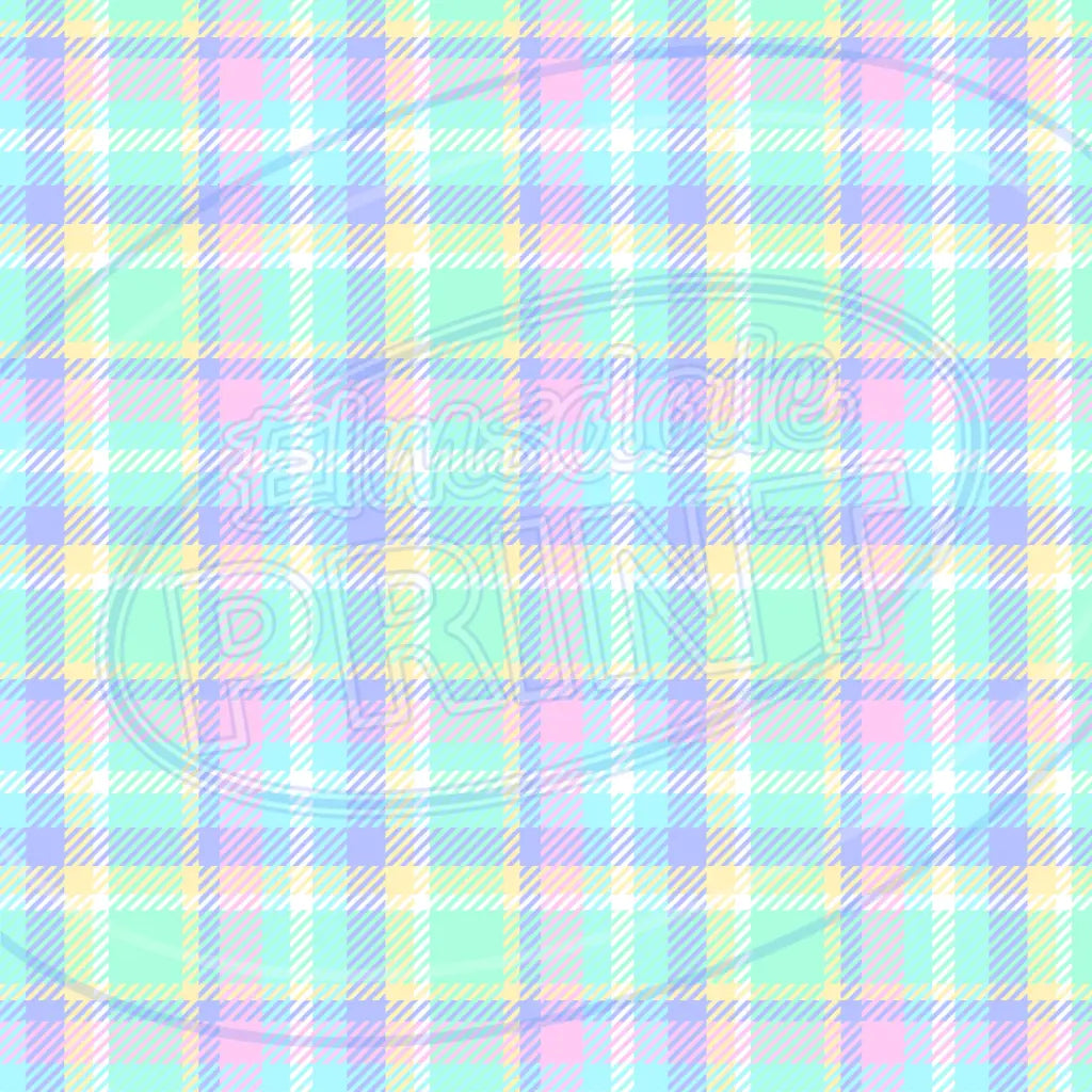 Easter Plaid 001 Printed Pattern Vinyl