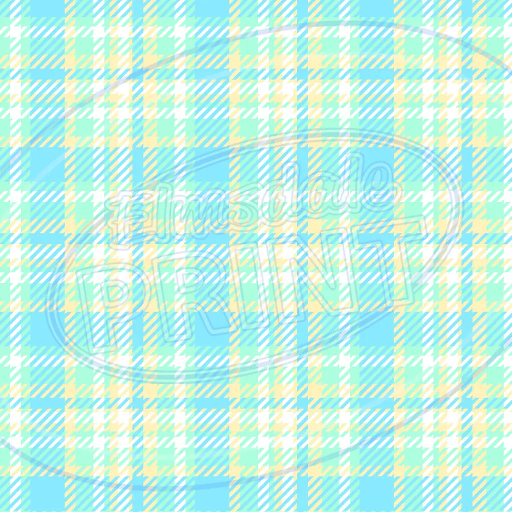 Easter Plaid 002 Printed Pattern Vinyl