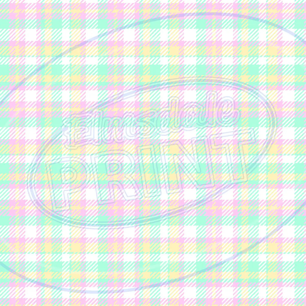 Easter Plaid 004 Printed Pattern Vinyl