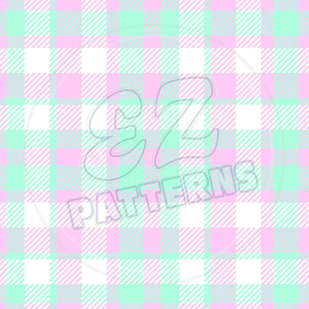 Easter Plaid 011 Printed Pattern Vinyl