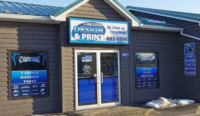 Elwisdale Design & Print shop.