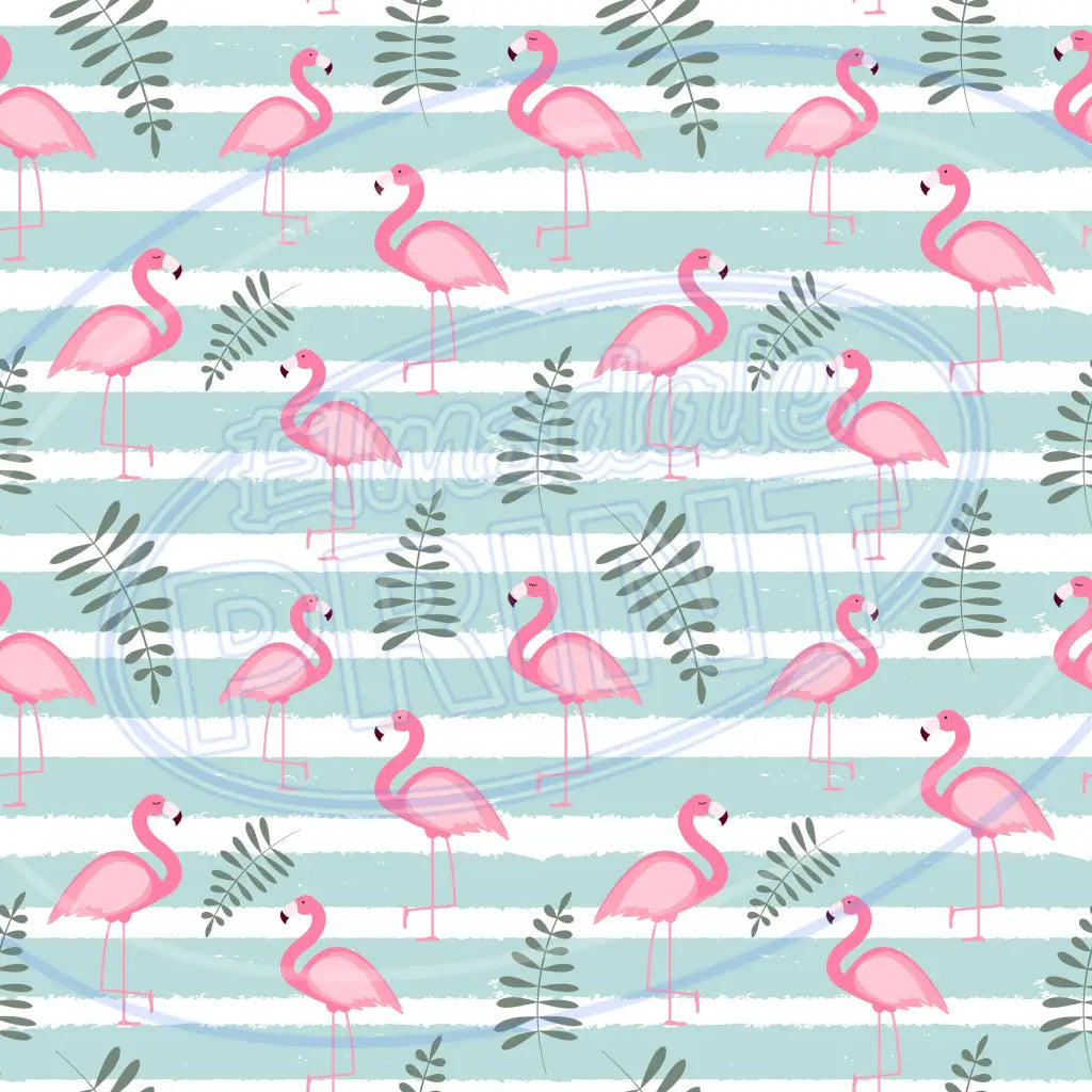 Flamingo Friends 002 Printed Pattern Vinyl