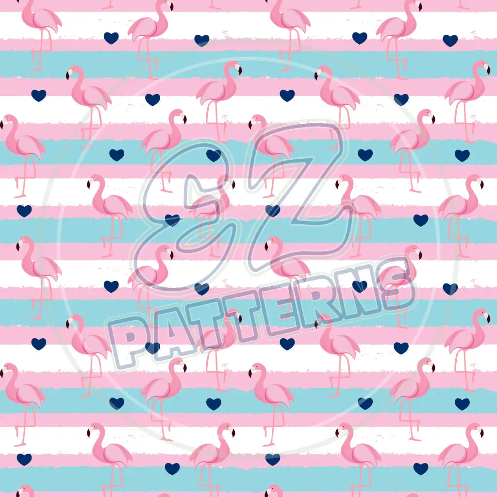 Flamingo Friends 004 Printed Pattern Vinyl