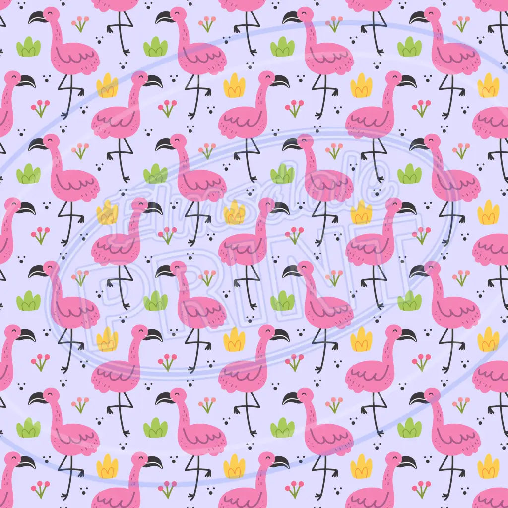 Flamingo Friends 007 Printed Pattern Vinyl