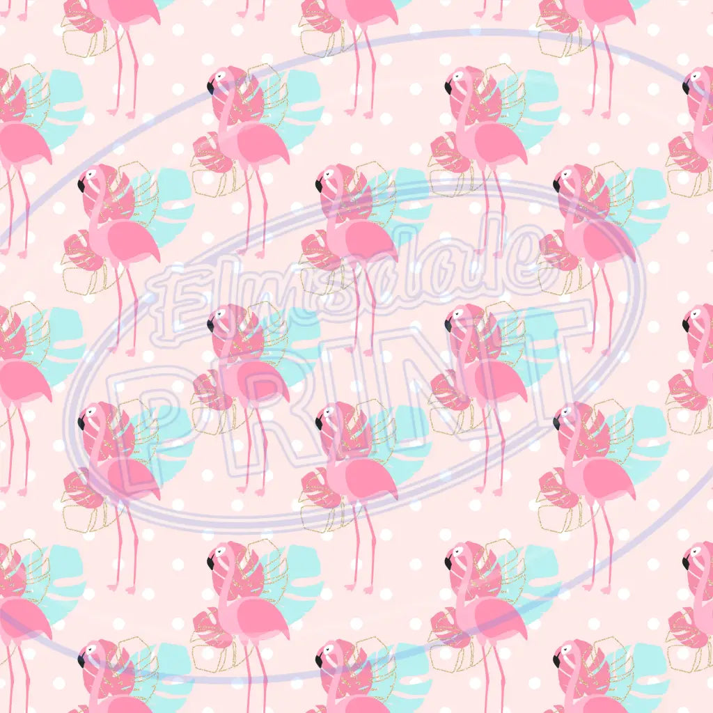 Flamingo Party 003 Printed Pattern Vinyl
