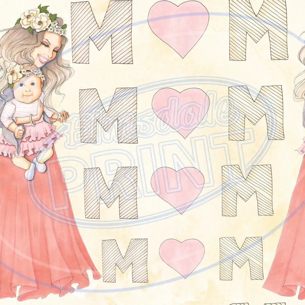 Floral Mama 011 Printed Pattern Vinyl