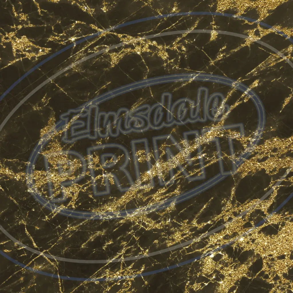Black & Gold Marble 010 Printed Pattern Vinyl