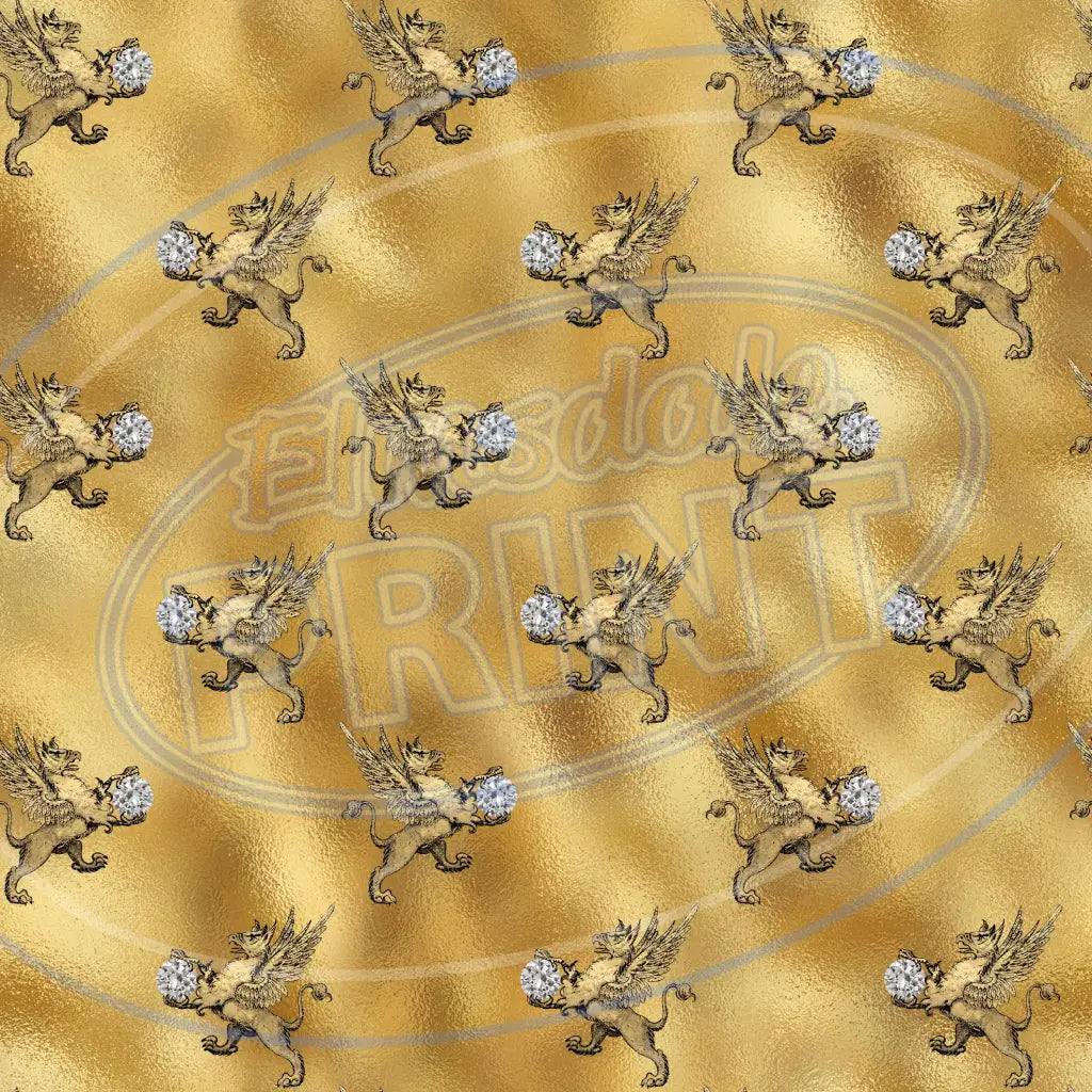 Gothic Gold 014 Printed Pattern Vinyl