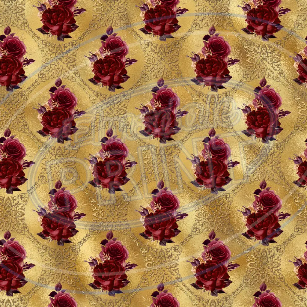 Gothic Gold 017 Printed Pattern Vinyl