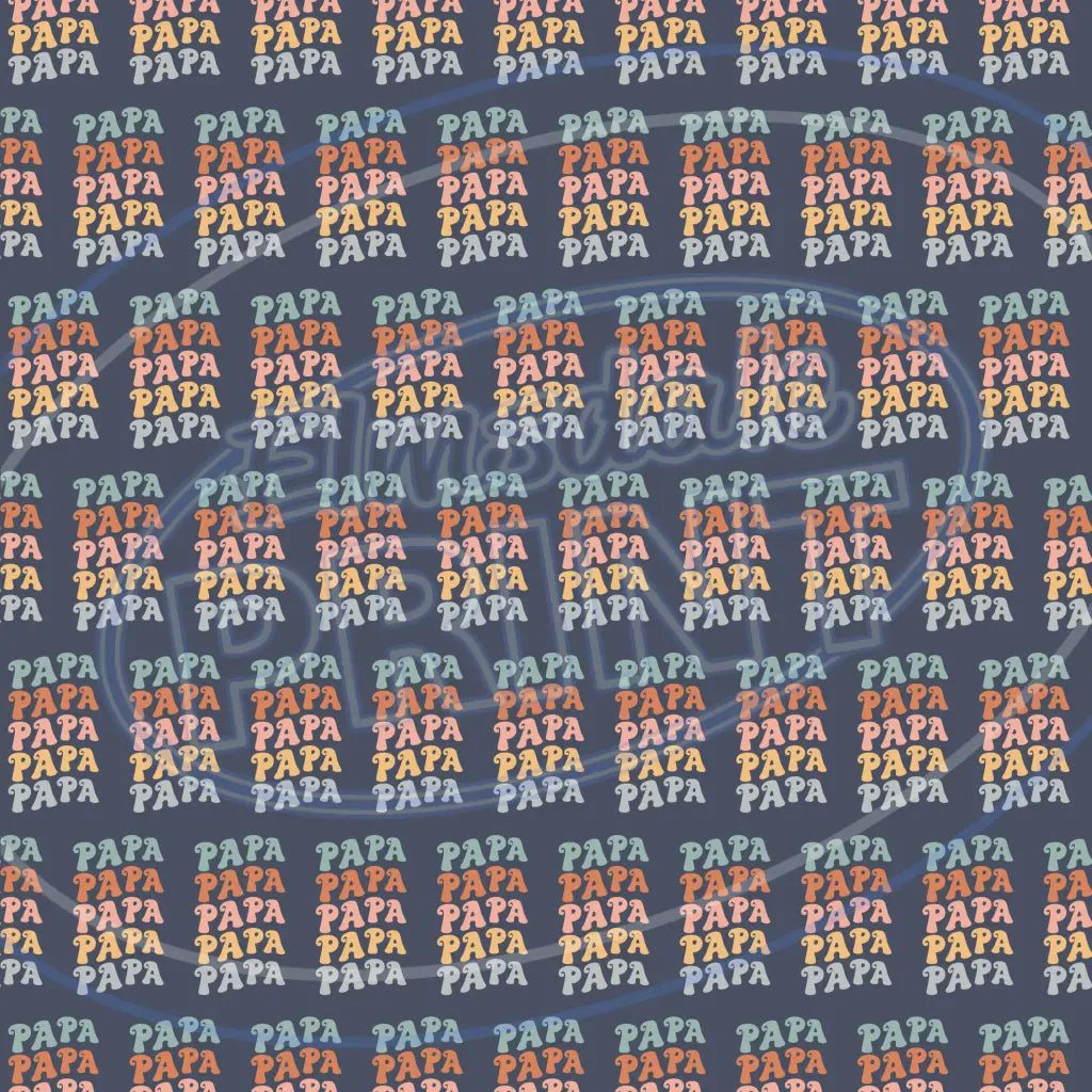 Groovy Dad 001 Printed Pattern Vinyl