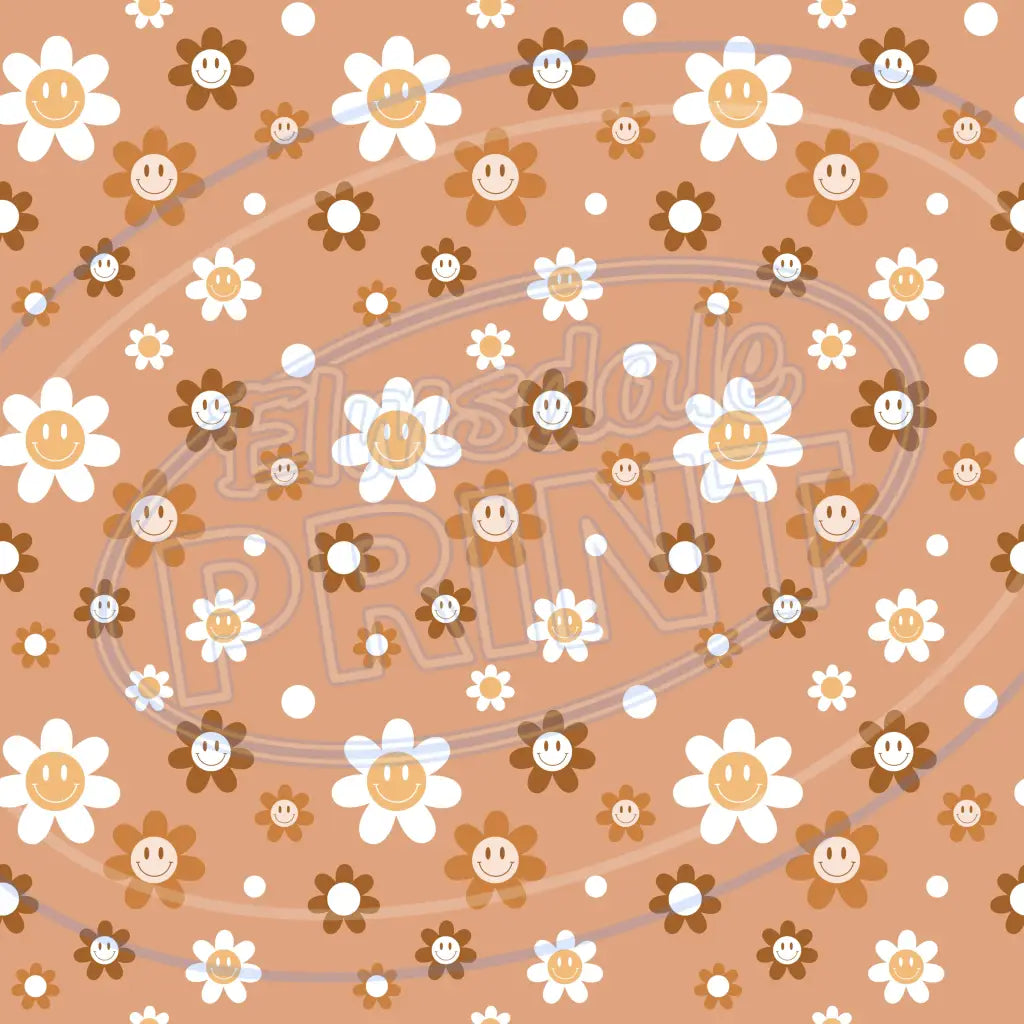 Groovy Smiley 003 Printed Pattern Vinyl