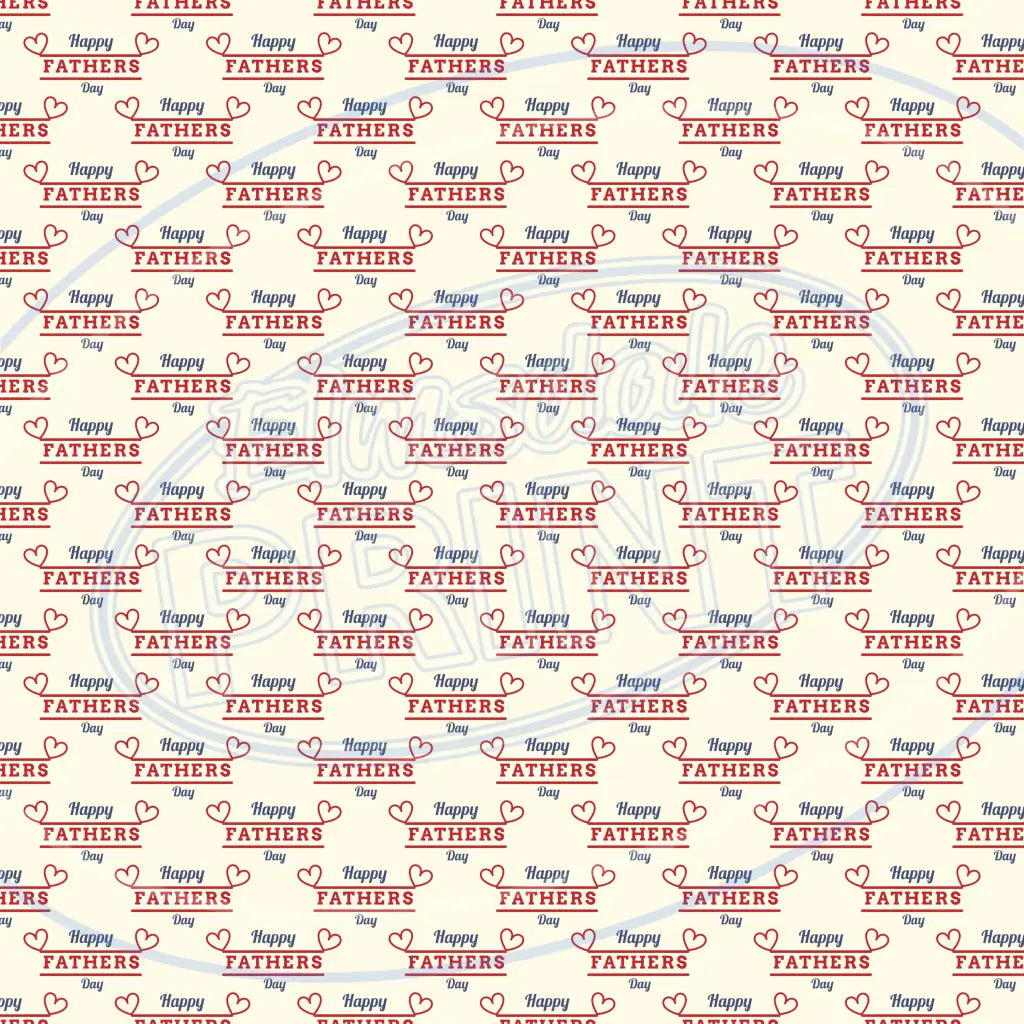 Happy Fathers Day 009 Printed Pattern Vinyl