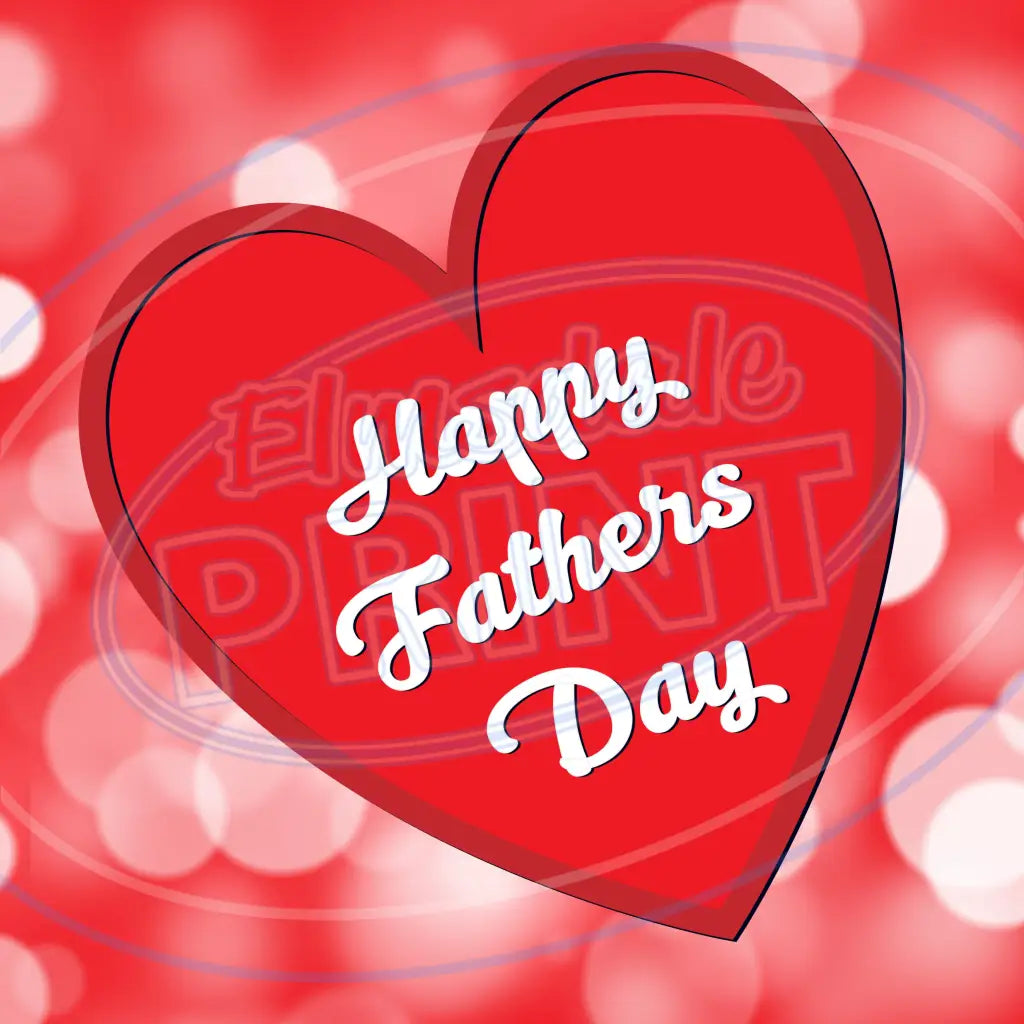 Happy Fathers Day 015 Printed Pattern Vinyl