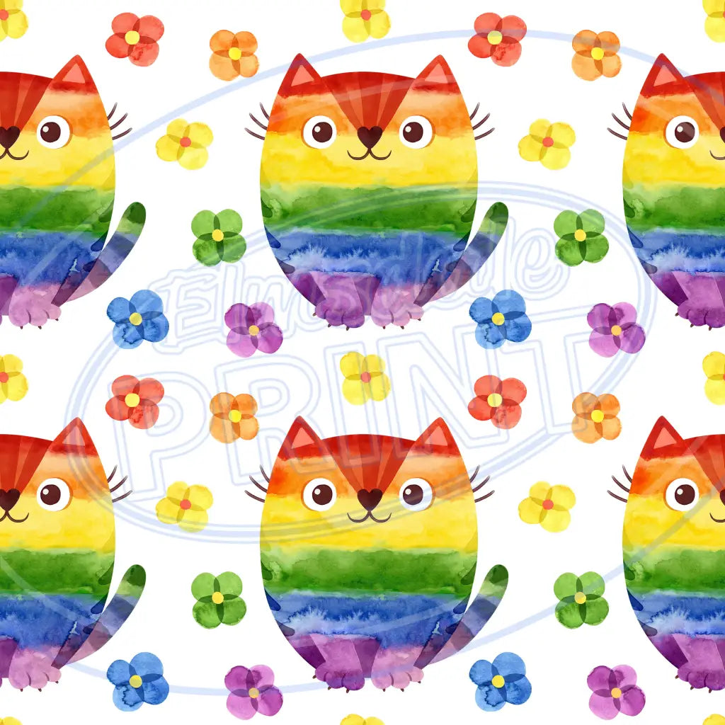 Light Rainbow 001 Printed Pattern Vinyl