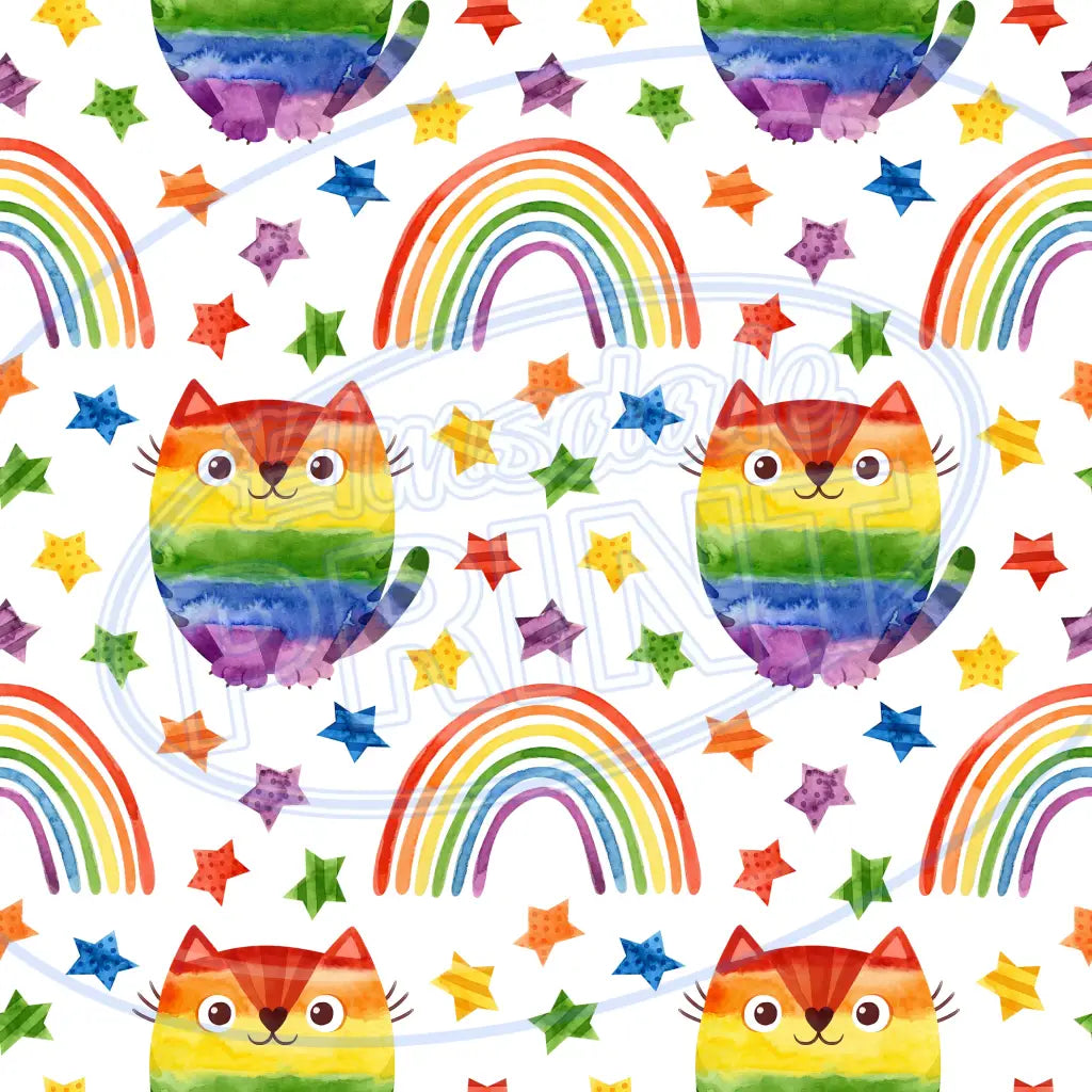 Light Rainbow 009 Printed Pattern Vinyl
