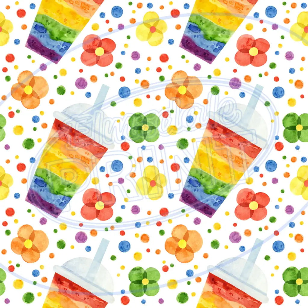 Light Rainbow 010 Printed Pattern Vinyl