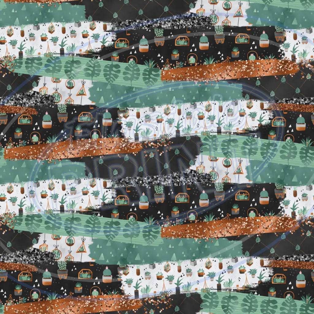 Little Succulent 015 Printed Pattern Vinyl