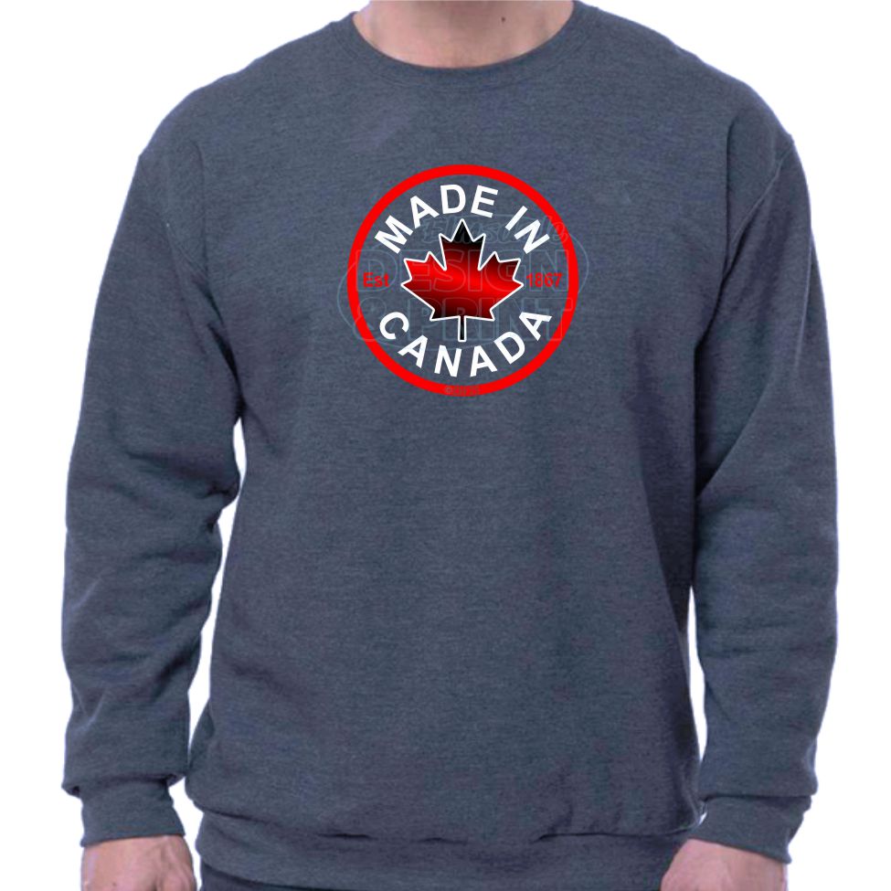 Made in Canada: Sweatshirts - Heather Navy / S