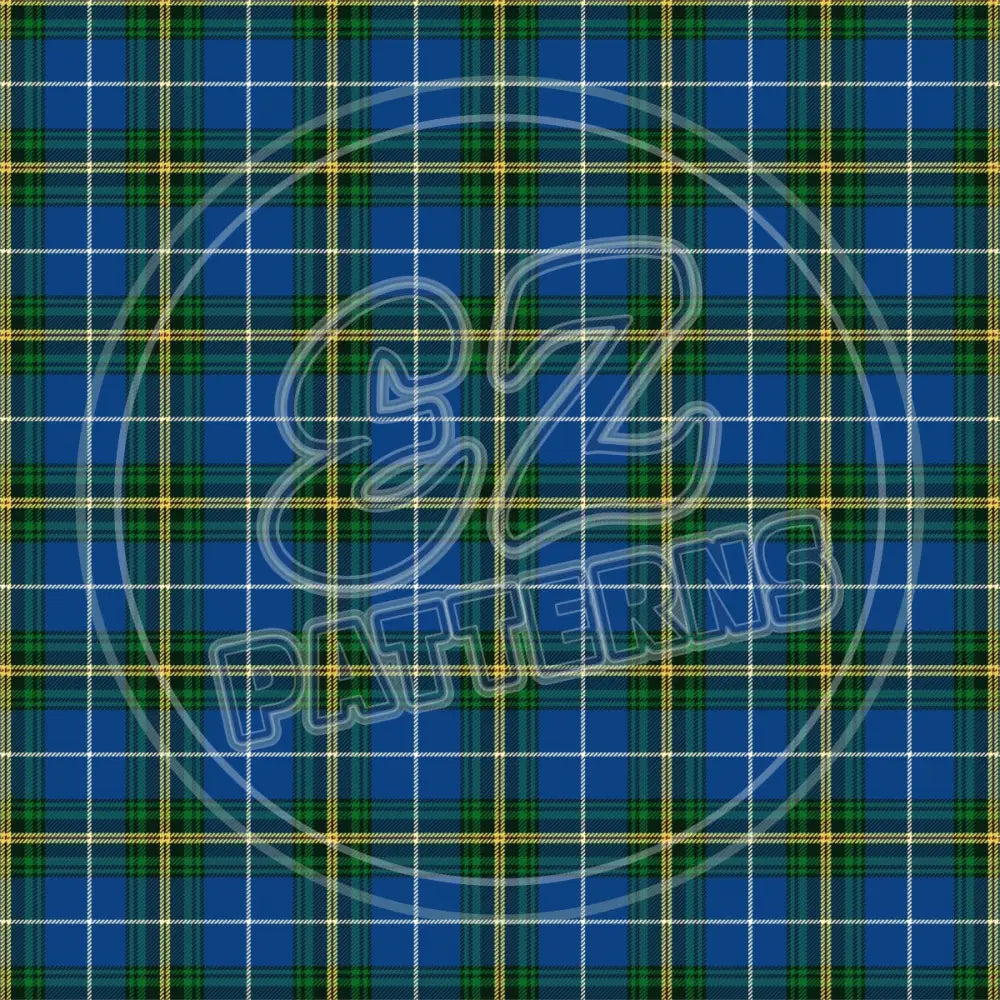 Maritime Tartan NS 001 - Printed Pattern Vinyl