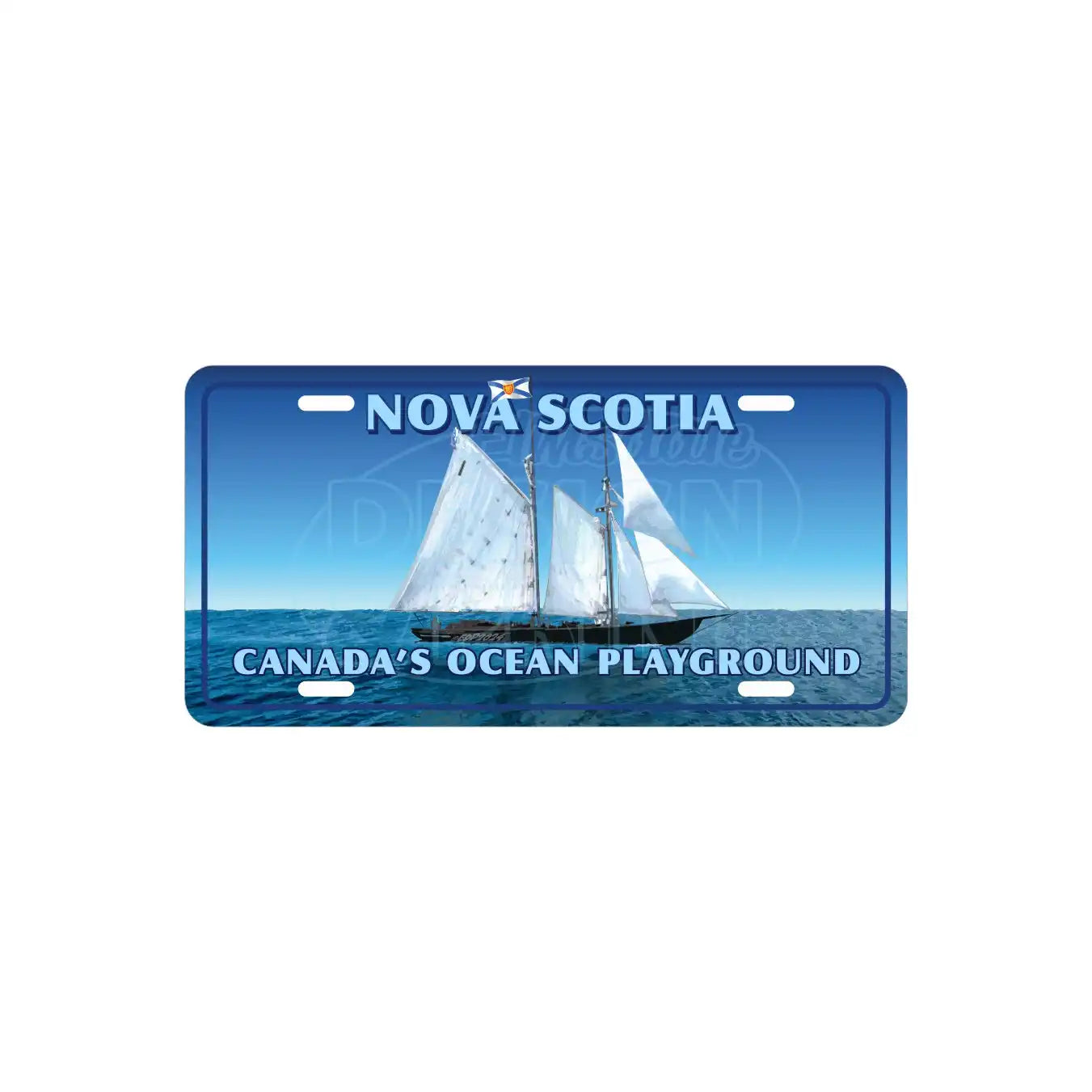 Nova Scotia license plate.