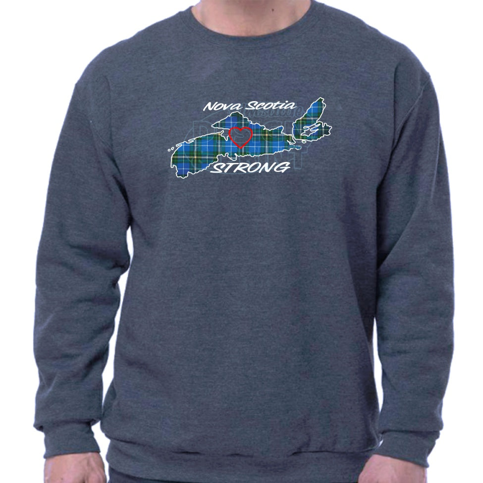 Nova Scotia Strong: Sweatshirts - Heather Navy / S