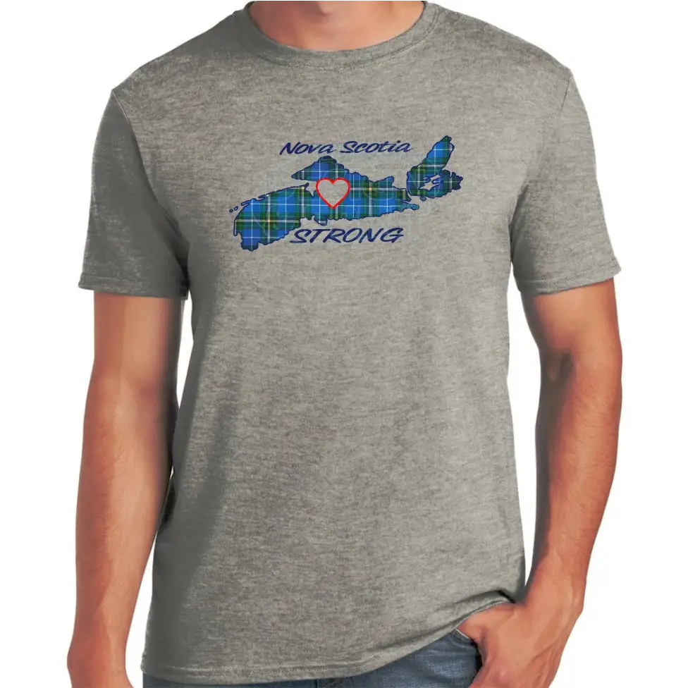 Nova Scotia Strong: Tee Shirts - Heather Grey / S